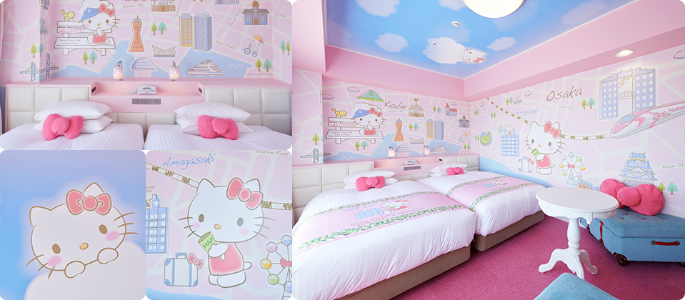 HELLO KITTY’s Walk in Kansai Room